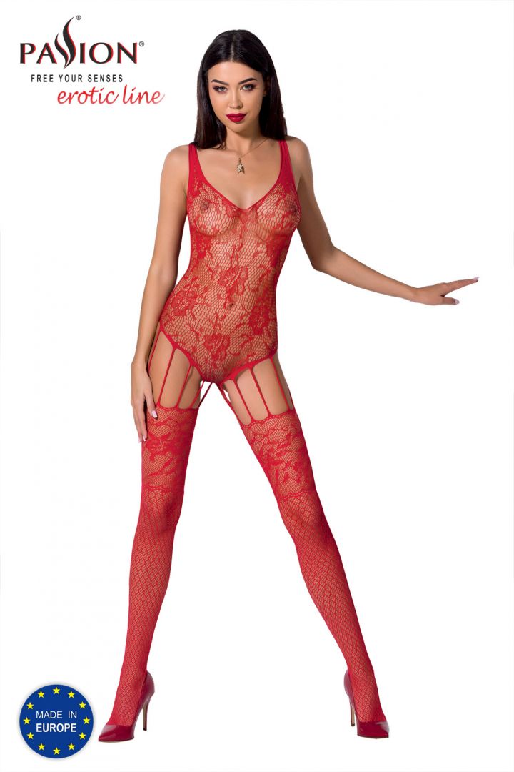 Bs074 Bodystocking - Rouge