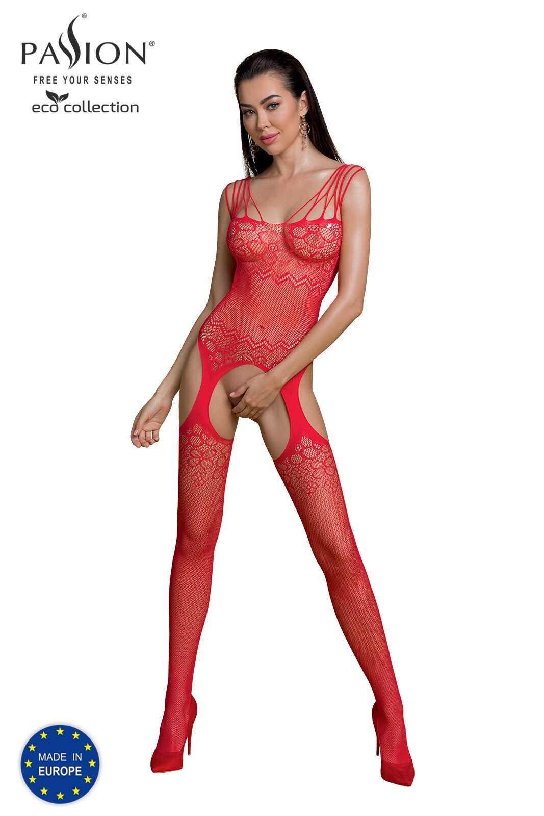 Eco Bs004 Bodystocking - Rouge