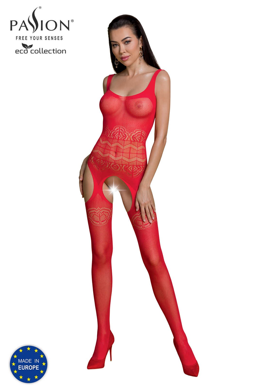 Eco Bs005 Bodystocking - Rouge