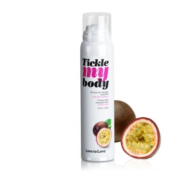Mousse de Massage Crépitante - Tickle My Body - Fruit de la Passion