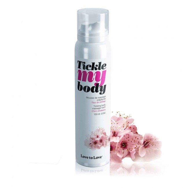 Mousse de Massage Crépitante - Tickle My Body - Fleur De Cerisier